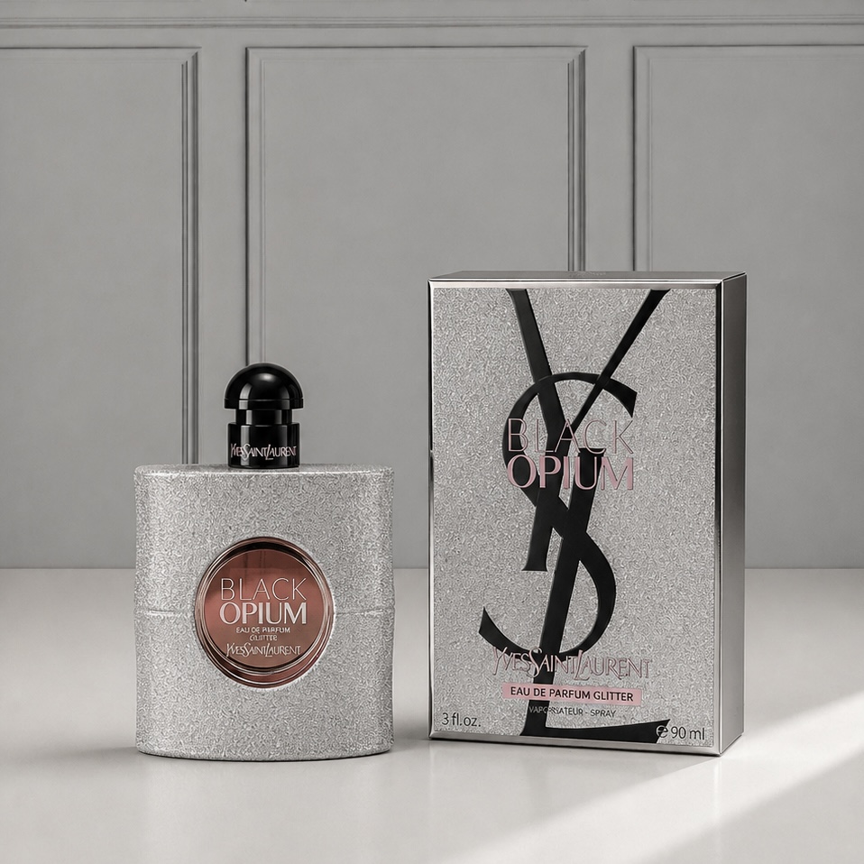 عطر بلک اوپیوم گلیتر ایو سن لورن Yves Saint Laurent Black Opium Glitter