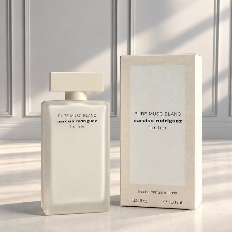 عطر نارسیسو رودریگرز فور هر پیور ماسک بلانک اینتنس | Narciso For Her Pure Musc Blanc